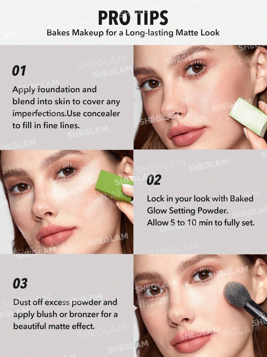 Baked Glow Setting Powder, Translucent