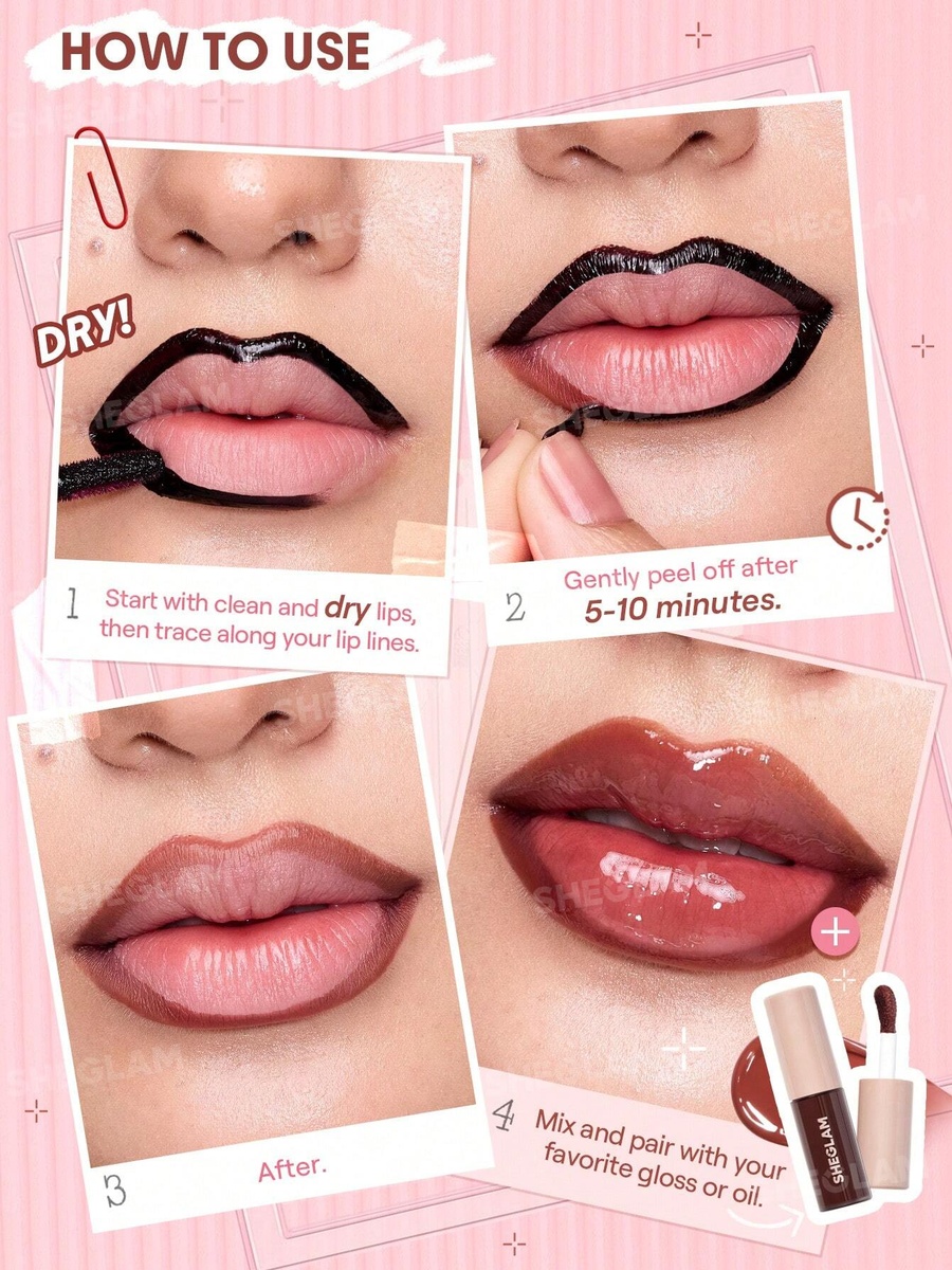 Fall In Line Peel Off Lip Liner Stain, Plum Sauce