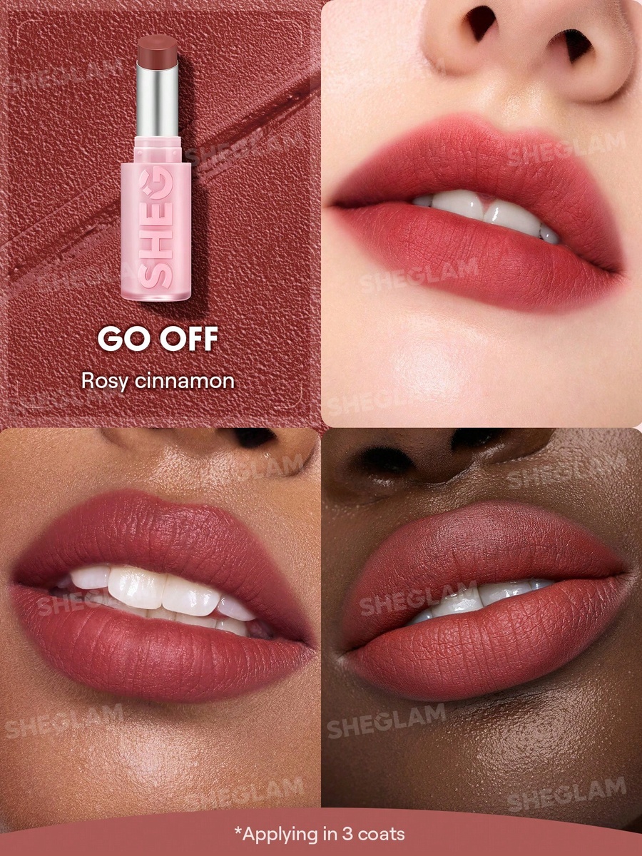 Lip Veil Cushion Lightweight Lipstick, Go Off