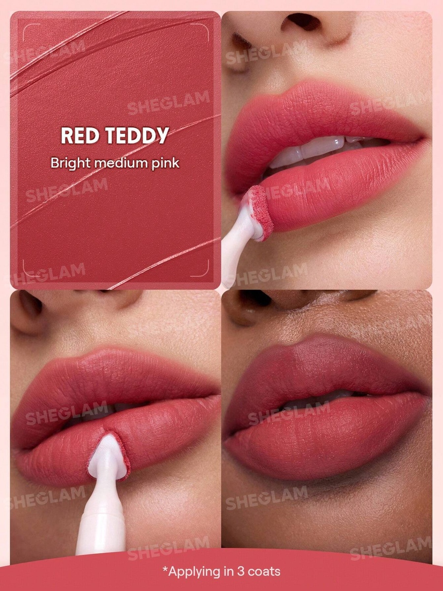 Marshmallow Puff Lip Blur Pen, 330 Red Teddy