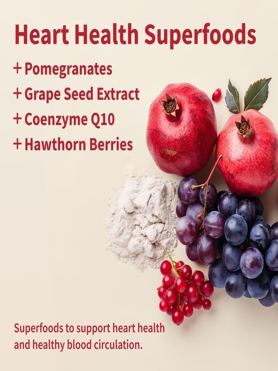 Heart Health Gummies | Sugar Free | Blood Pressure Management | Watermelon, Hawthorn Berry Extract |  60 Gummies