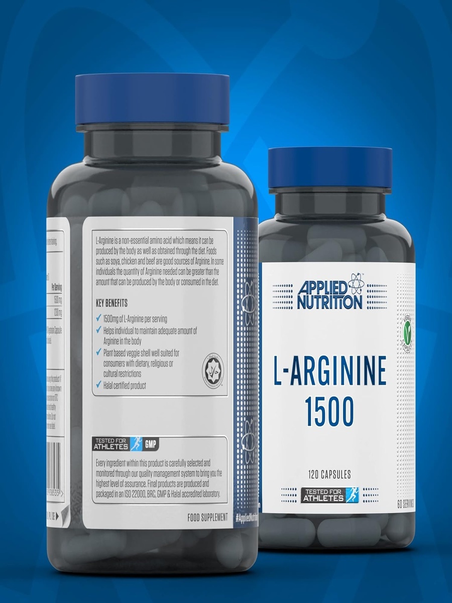L-Arginine Capsules | Unflavored | Immune Support and Strength | Amino Acid |  120 Capsules