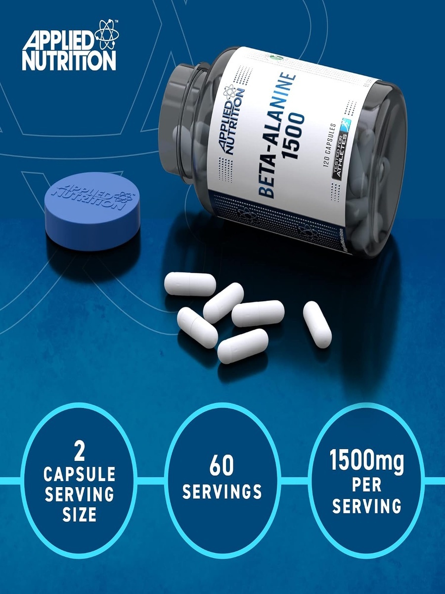 Beta Alanine 1500 | Unflavored | Amino Acids |  120 Capsules
