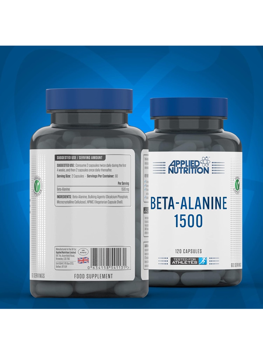 Beta Alanine 1500 | Unflavored | Amino Acids |  120 Capsules