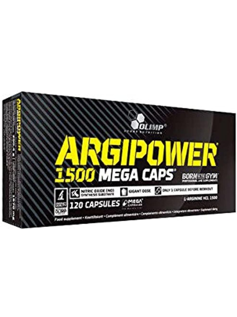 Argipower 1500 Mega Capsules | Unflavored | Immune Support | L-Arginine | 120 Capsules