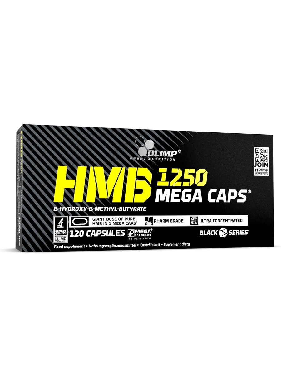 HMB 1250 Mega Supplement | Unflavored | Muscle Growth | Amino Acids | 120 Capsules