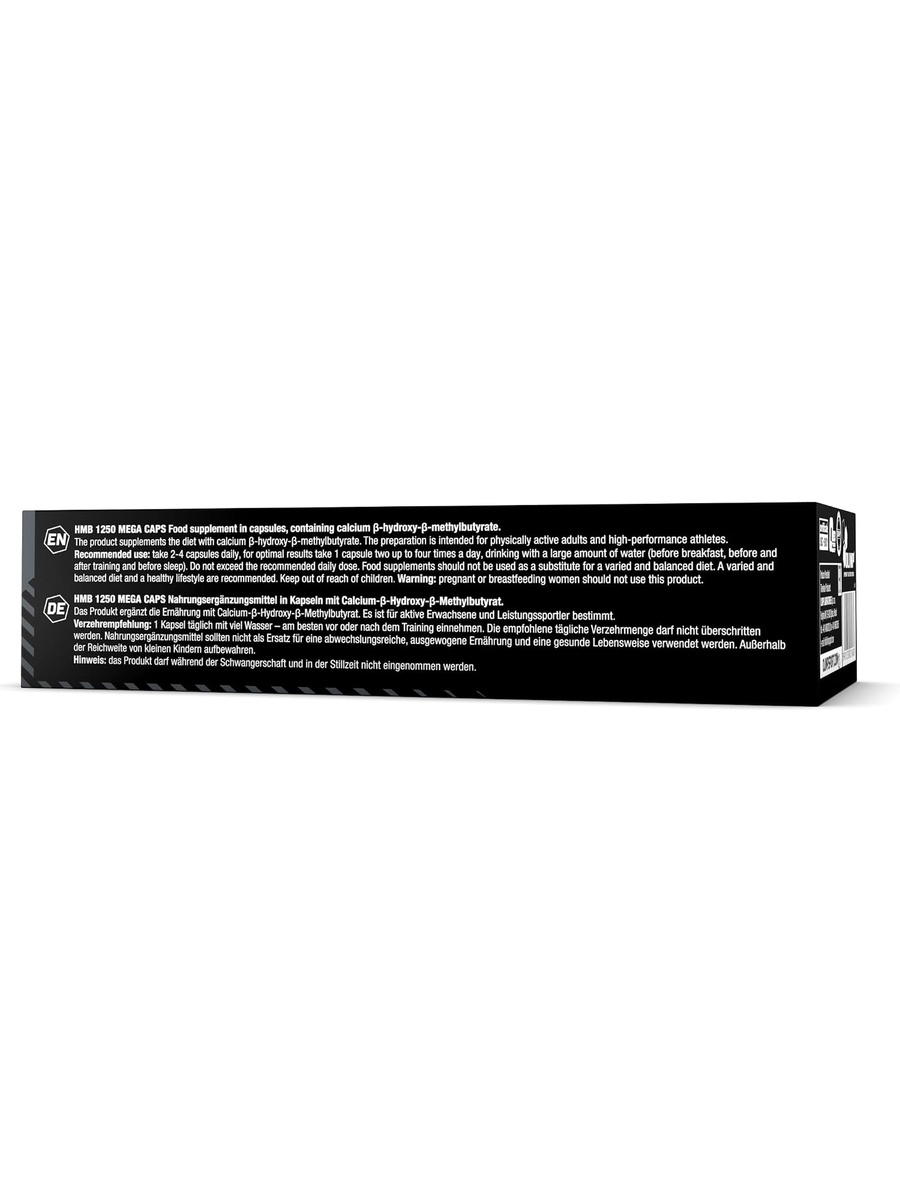 HMB 1250 Mega Supplement | Unflavored | Muscle Growth | Amino Acids | 120 Capsules