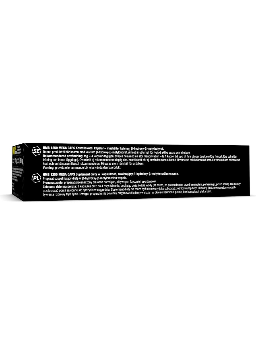 HMB 1250 Mega Supplement | Unflavored | Muscle Growth | Amino Acids | 120 Capsules