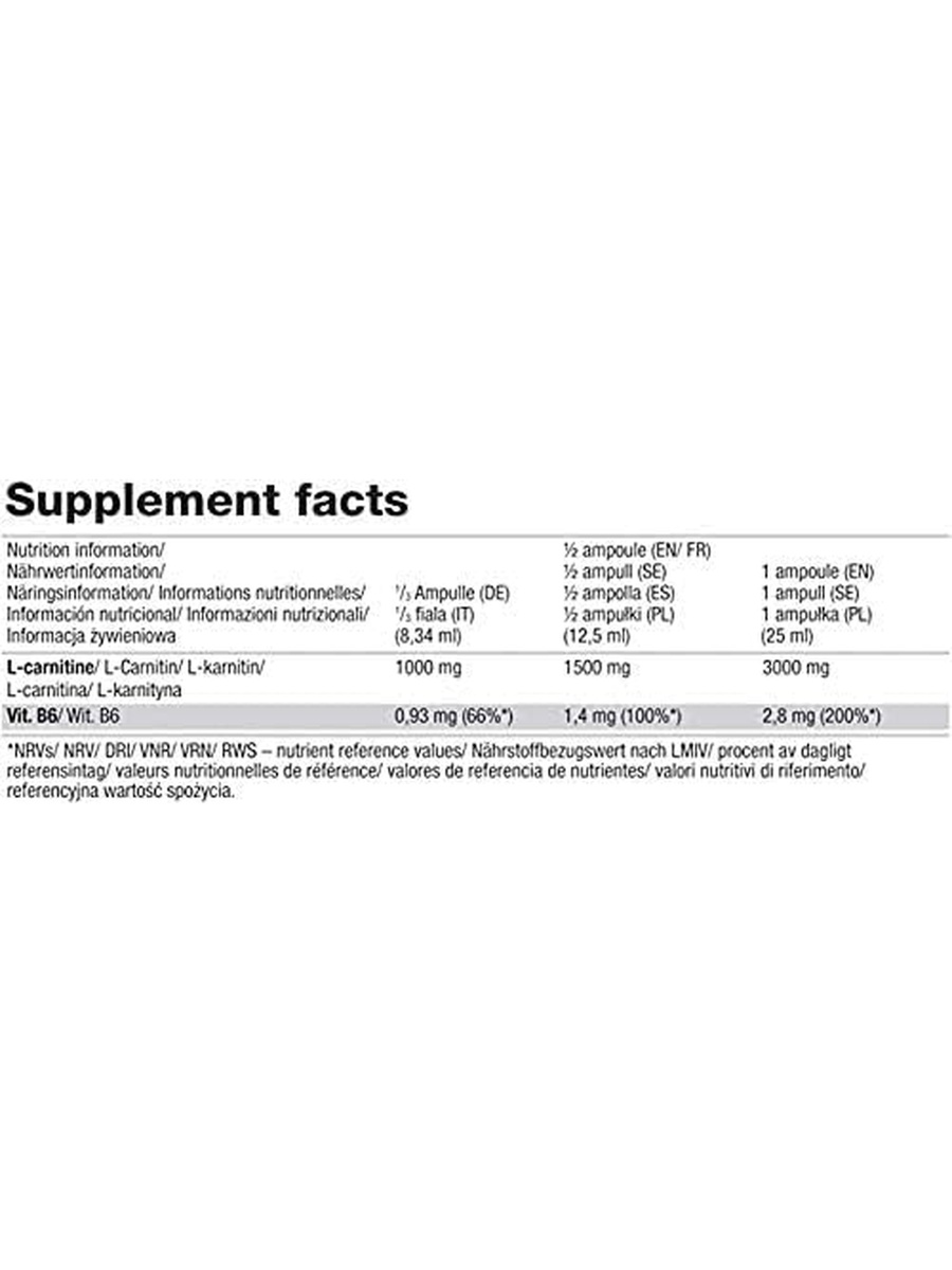 L-Carnitine 3000 Extreme Shot | Cherry, 25 ml x 9 | Energy Management | Pack of 9