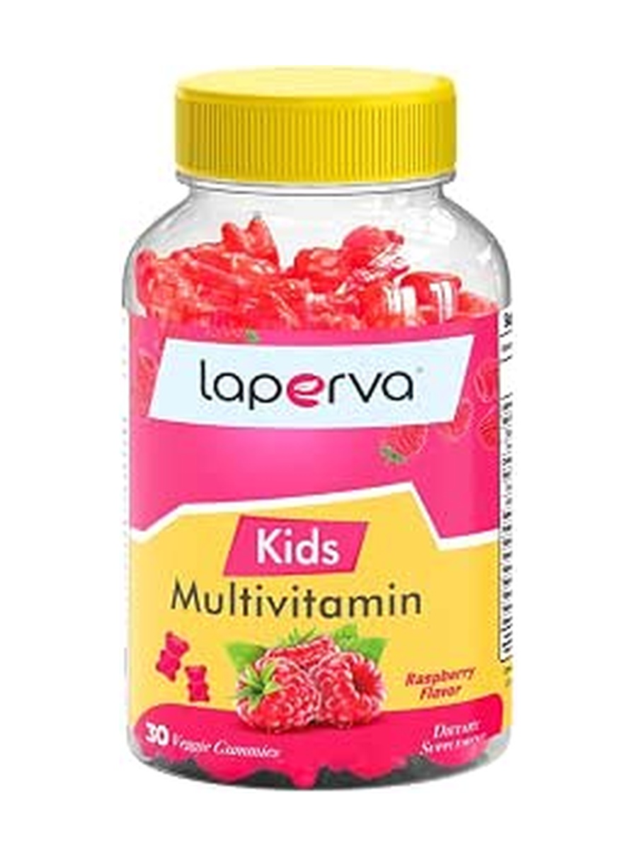 Kids Multivitamin | Raspberry | Zinc |  30 Veggie Gummies