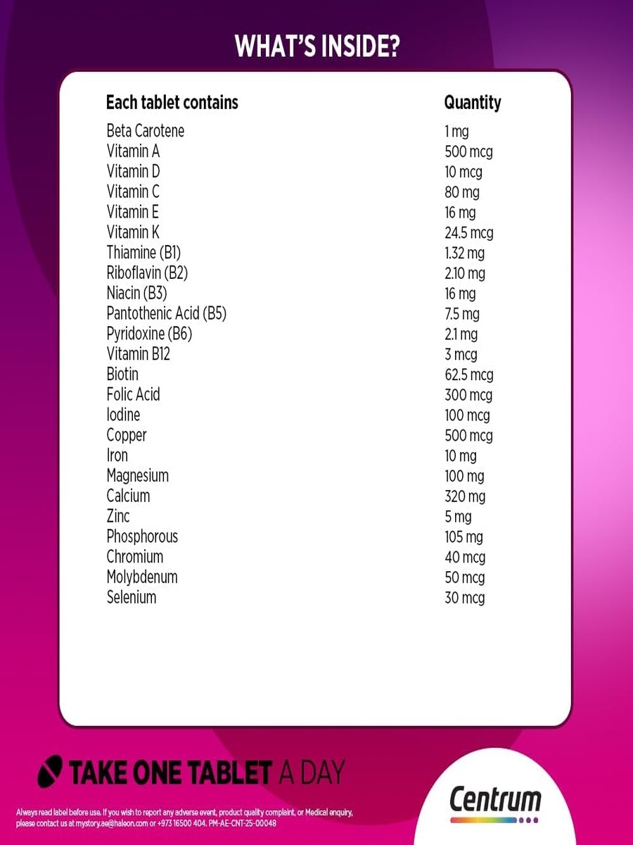 Multivitamins Women 30 Tab | Antioxidant |  30 Tablets