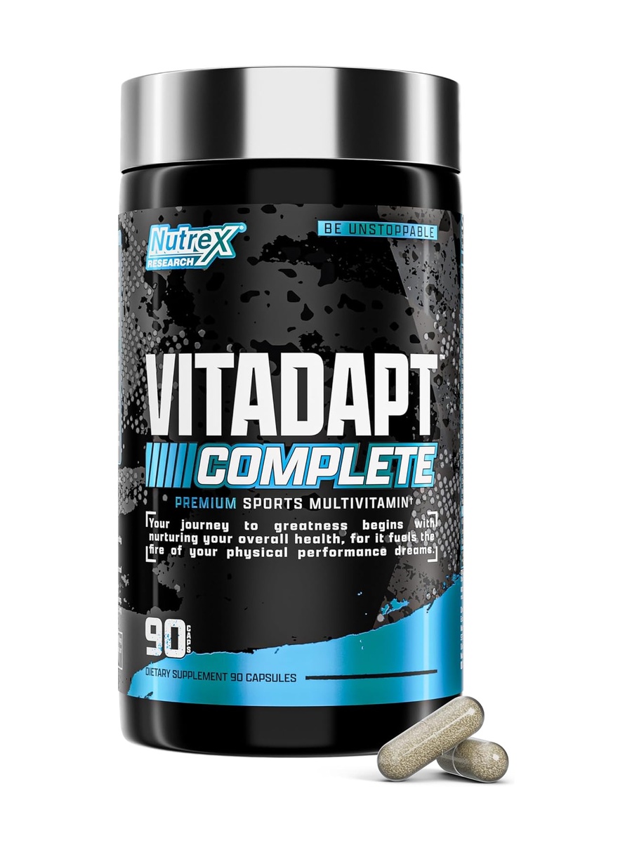 Vitadapt Complete Sports Multivitamin for Men | Unflavored | Immune Support | 90 Capsules