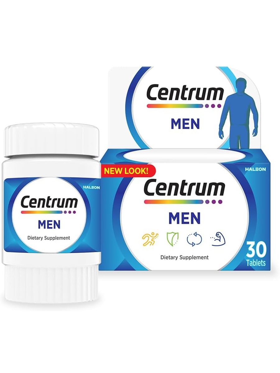 Men Specially Formulated Multivitamin | Unflavored | Antioxidant | Selenium |  30 Tablets