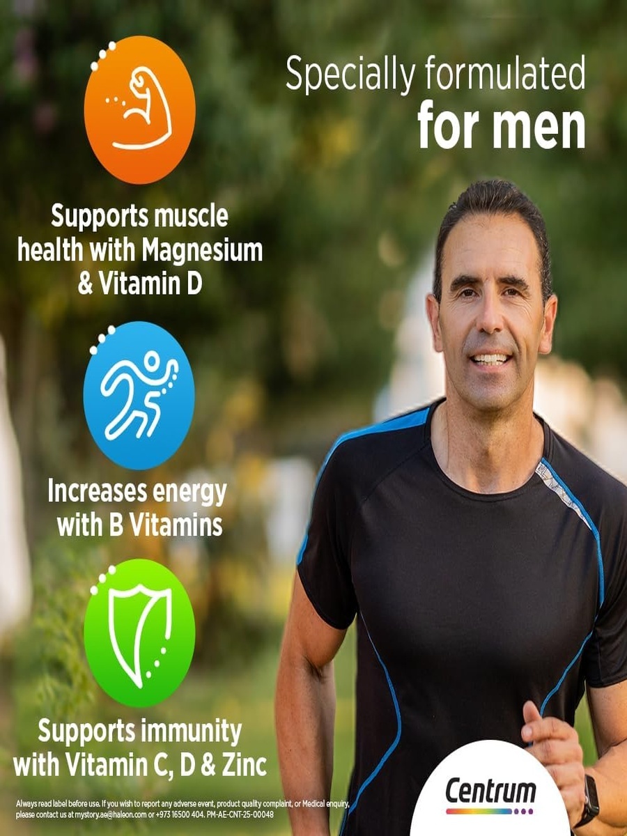 Men Specially Formulated Multivitamin | Unflavored | Antioxidant | Selenium |  30 Tablets