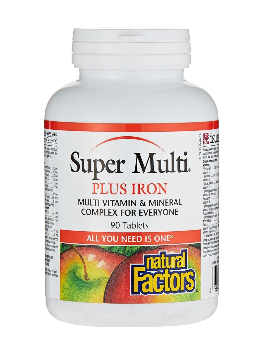 Super Multi Plus Iron | Nutritional Support | Iron |  90 Softgels