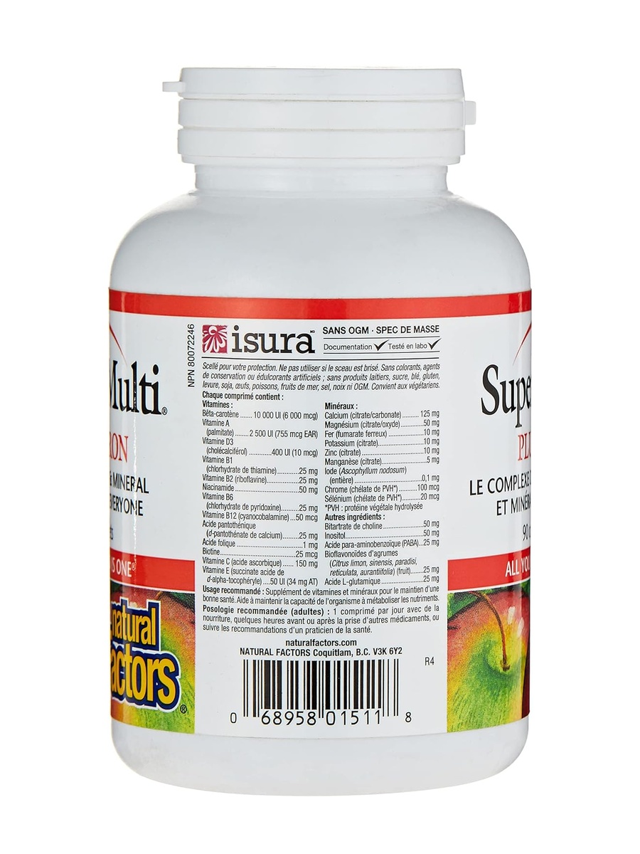 Super Multi Plus Iron | Nutritional Support | Iron |  90 Softgels