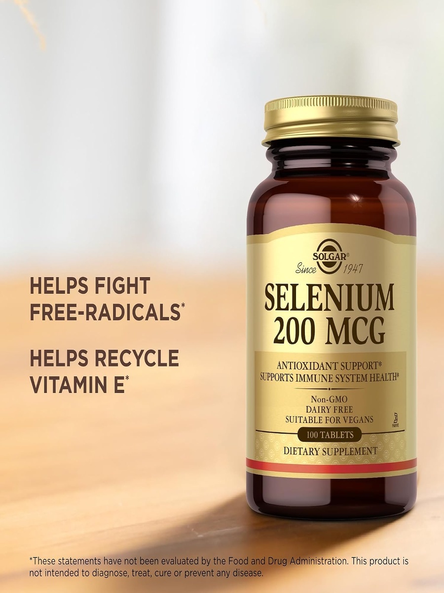 Selenium 200 mcg | Detoxing | Selenium |  100 Tablets
