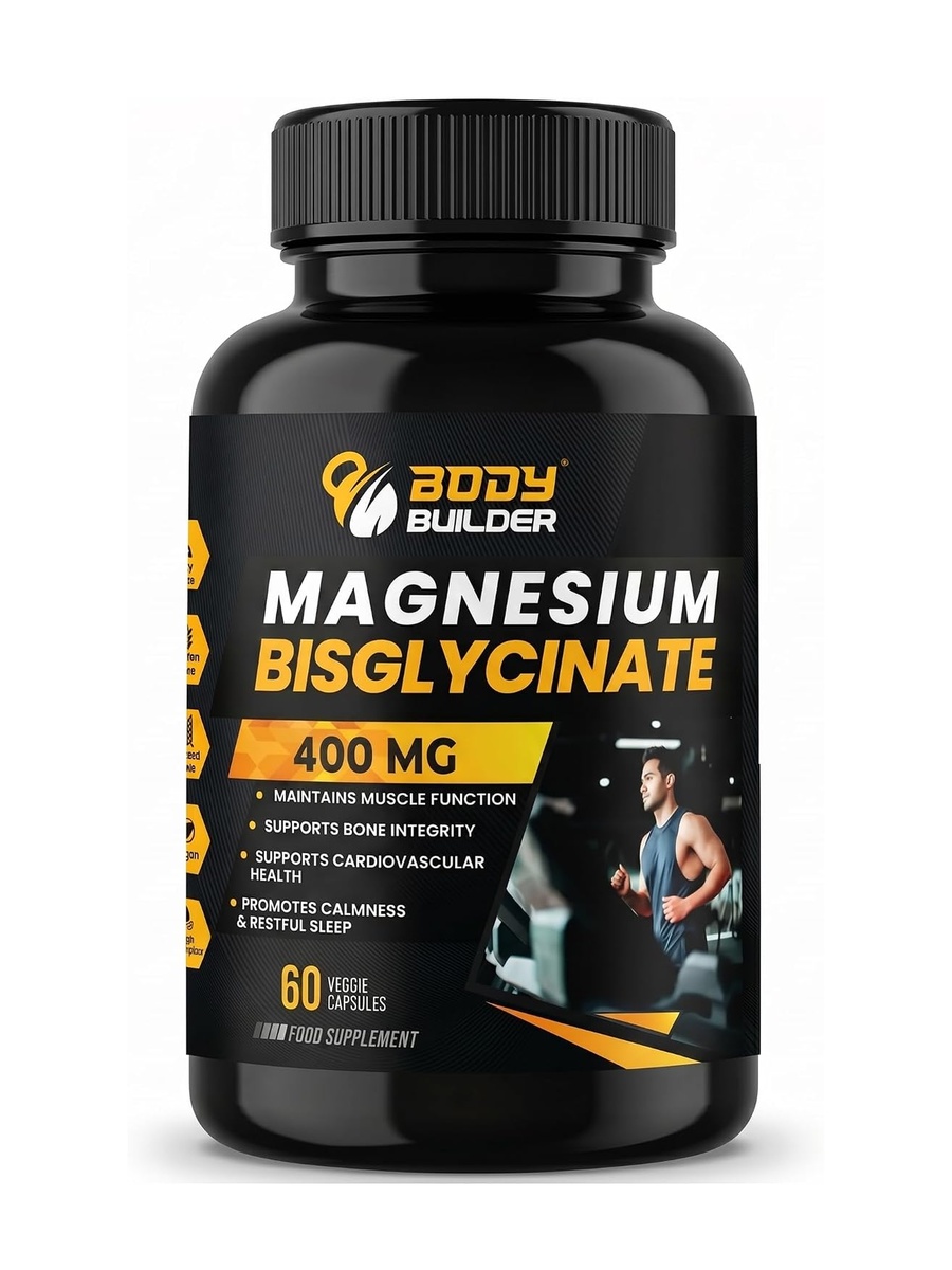 Magnesium Bisglycinate 400mg | Sleep Support | Magnesium |  60 Capsules