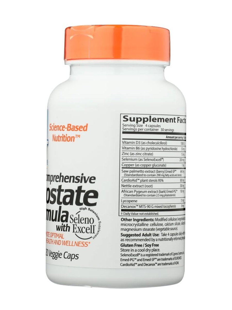 Comprehensive Prostate Formula | Prostate & Men’s Health Support | Vegetarian Capsules | 120 Capsules