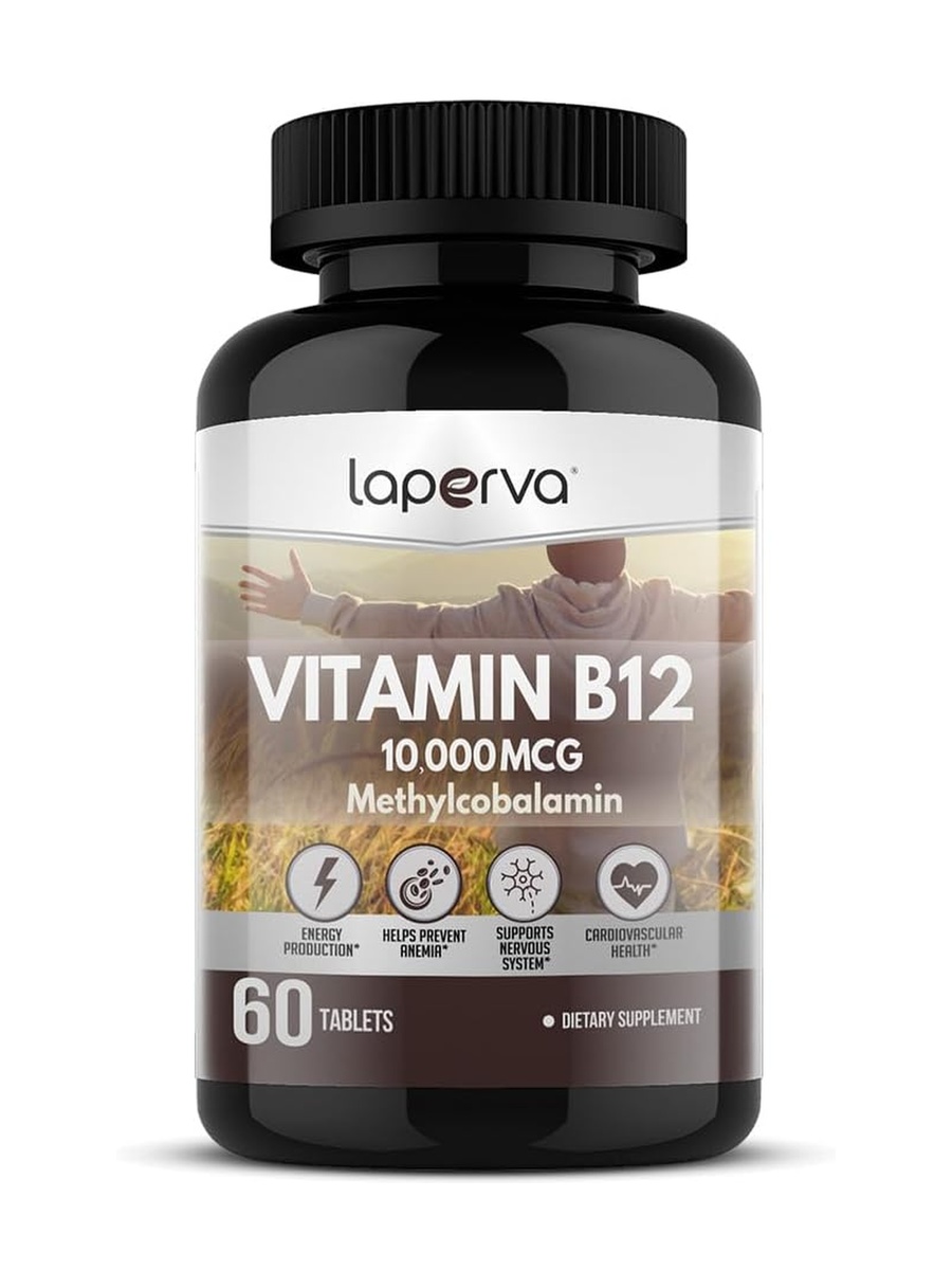 Vitamin B12 Methylcobalamin | Unflavored | Metabolism Improvement |  60 Tablets