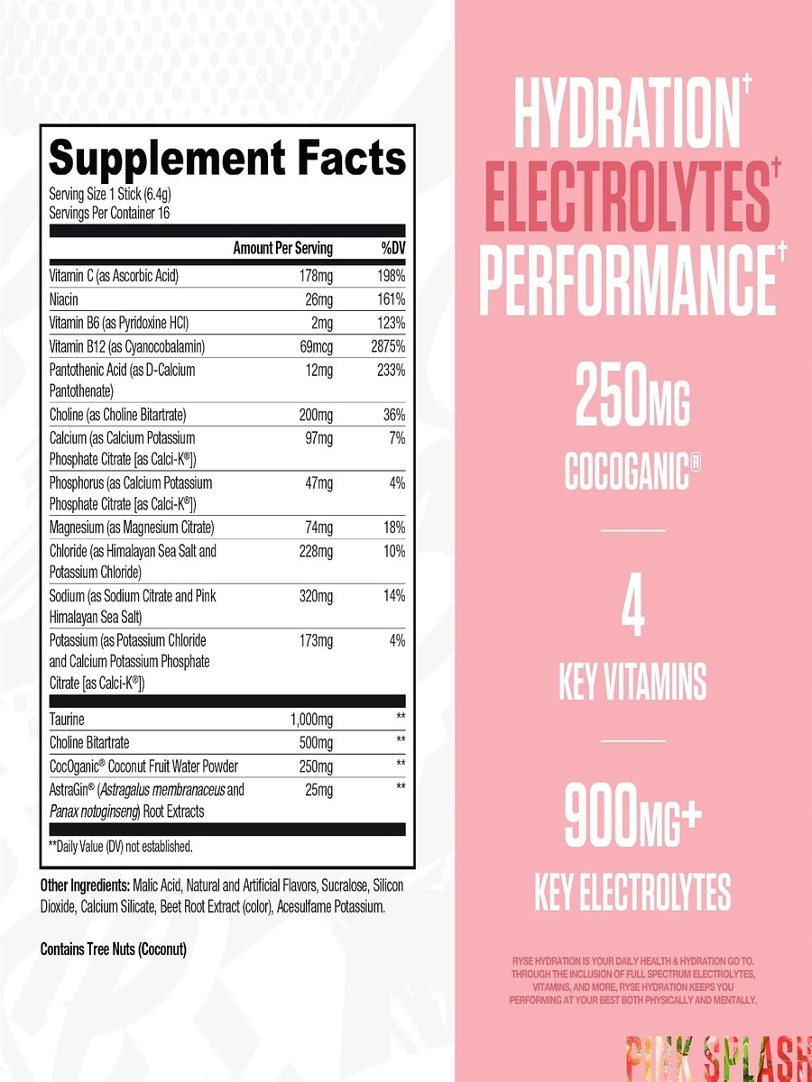 Core Hydration Electrolyte Drink Mix | Strawberry, 102 g | Optimize Hydration | Sodium, Vitamin C | 16 Servings