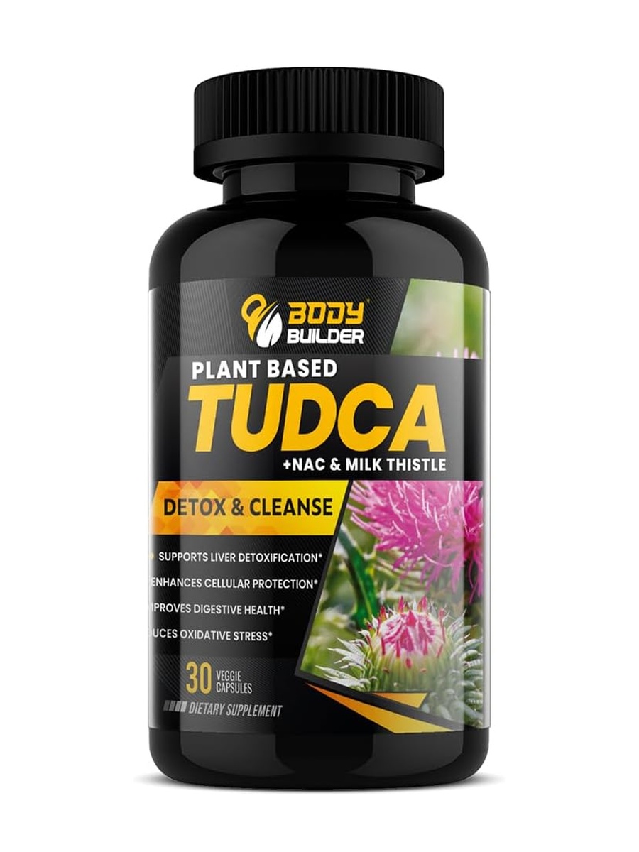 Plant based TUDCA with NAC and Milk Thistle | Liver Detoxification |  30 Veggie Capsules