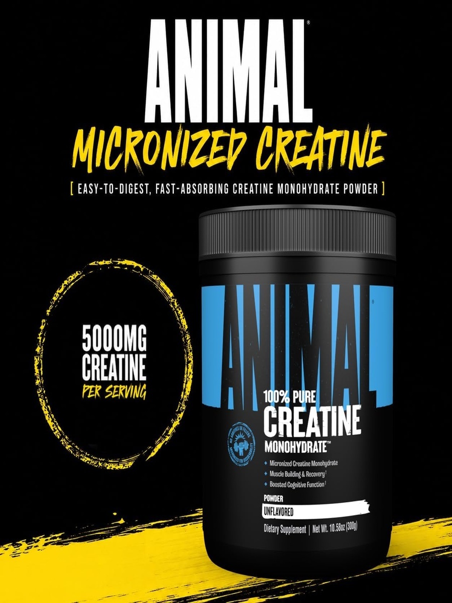 Micronized Creatine - Delay Muscle Fatigue | Unflavored, 500 g | Muscle Growth | Creatine | 100 Servings