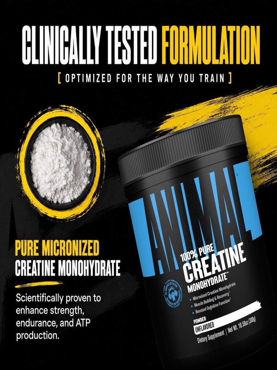 Micronized Creatine - Delay Muscle Fatigue | Unflavored, 500 g | Muscle Growth | Creatine | 100 Servings