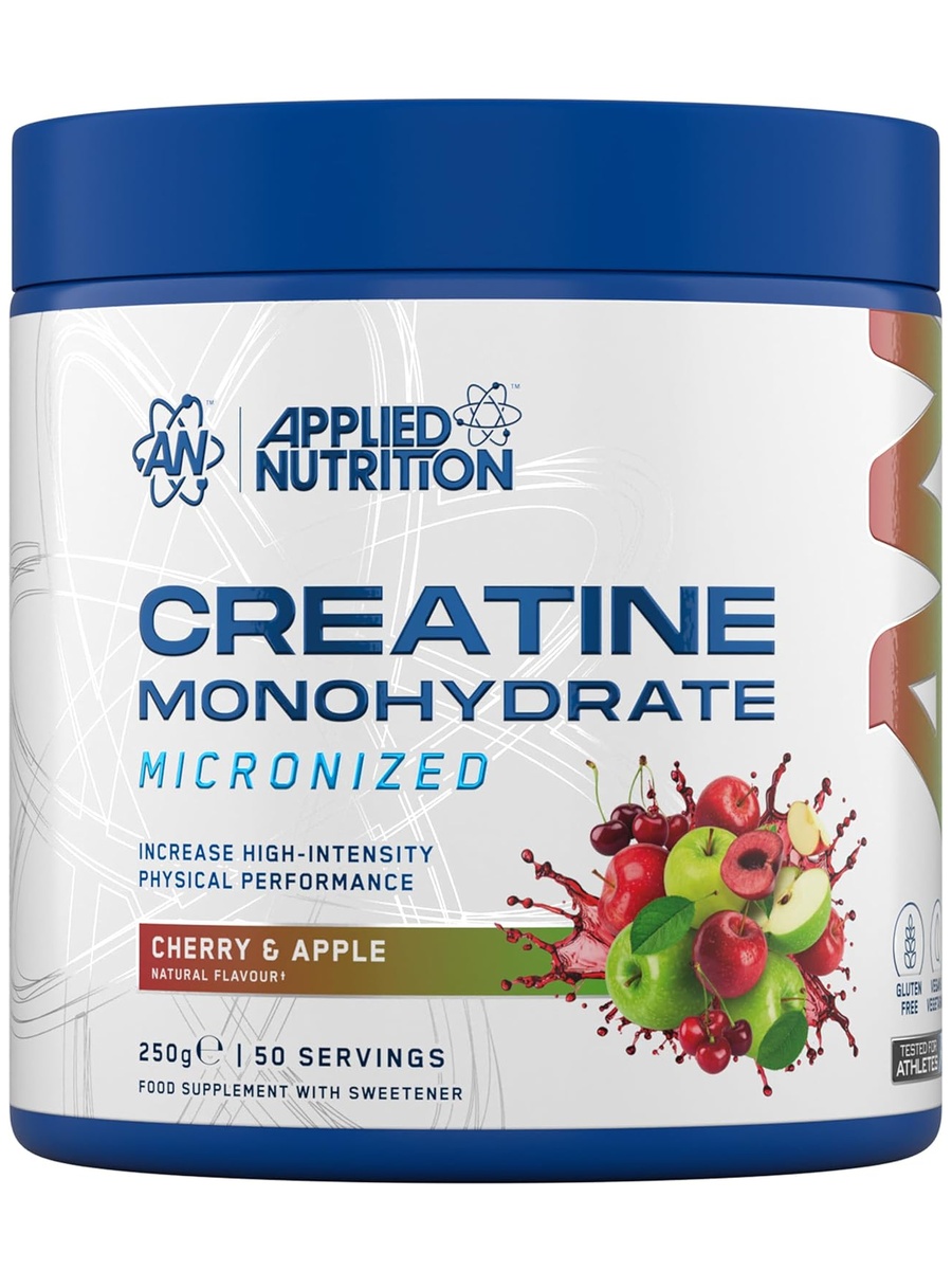 Creatine Flavoured | Cherry, 250 g | Bone and Joint Support | Creatine | 50 Servings