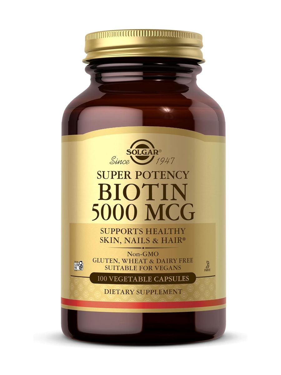 Biotin 5000 mcg | Unflavored | Energy Management | Vitamin B7 |  100 Capsules
