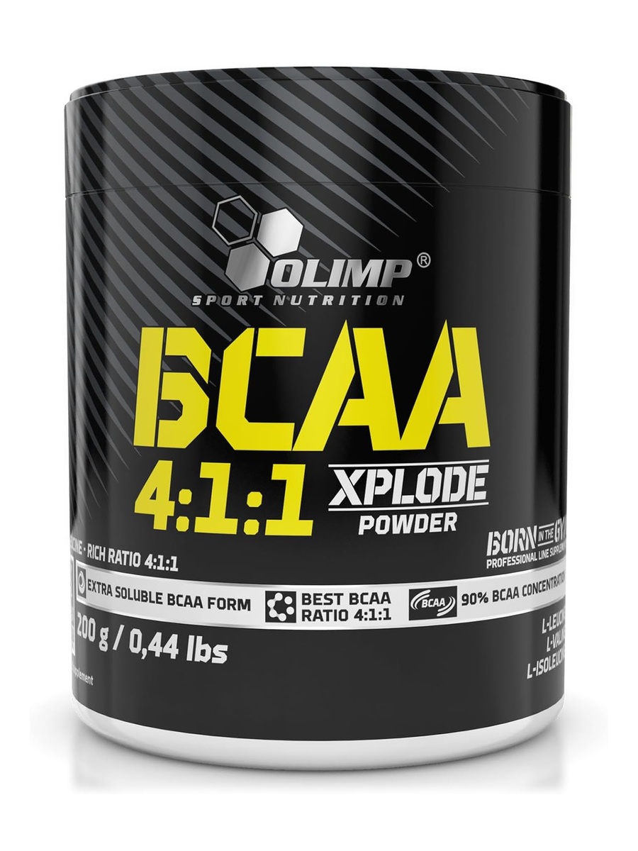 BCAA 4:1:1 Xplode Powder | Fruit Punch, 200 g | Muscle Growth | Branched Chain Amino Acids | 28 Servings