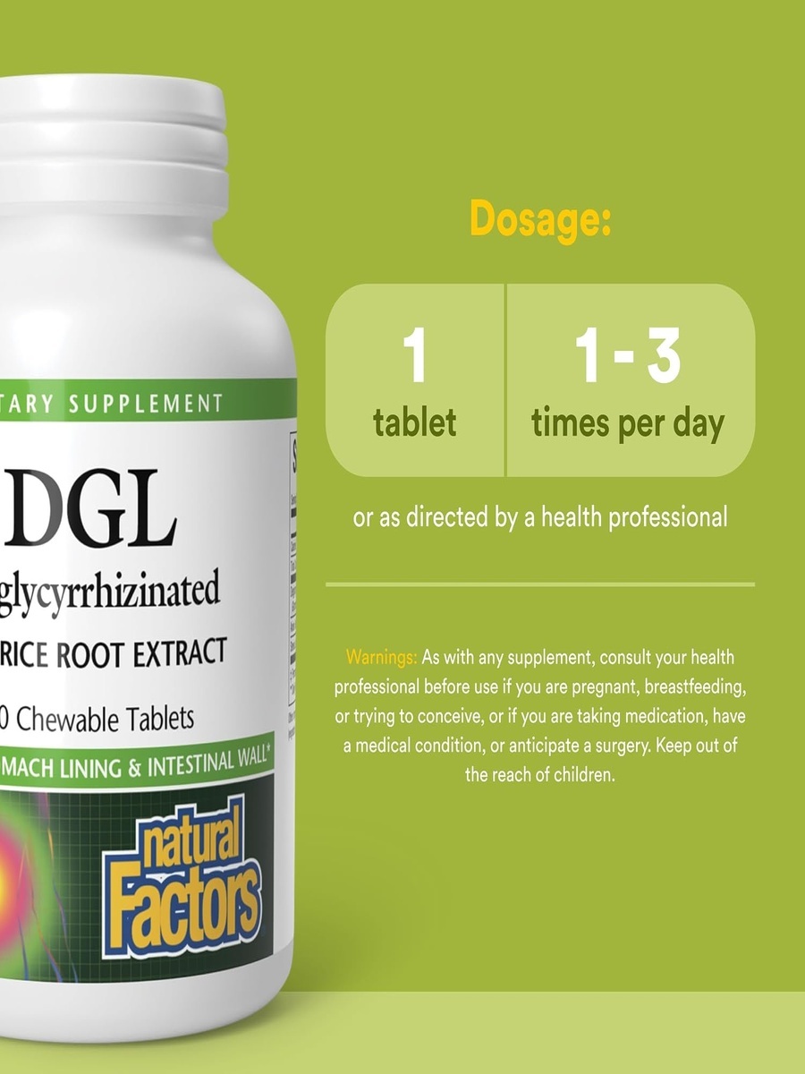 DGL Deglycyrrhizinated Licorice Root Extract | Unflavored | Digestive Health Support | Licorice Root |  90 Tablets