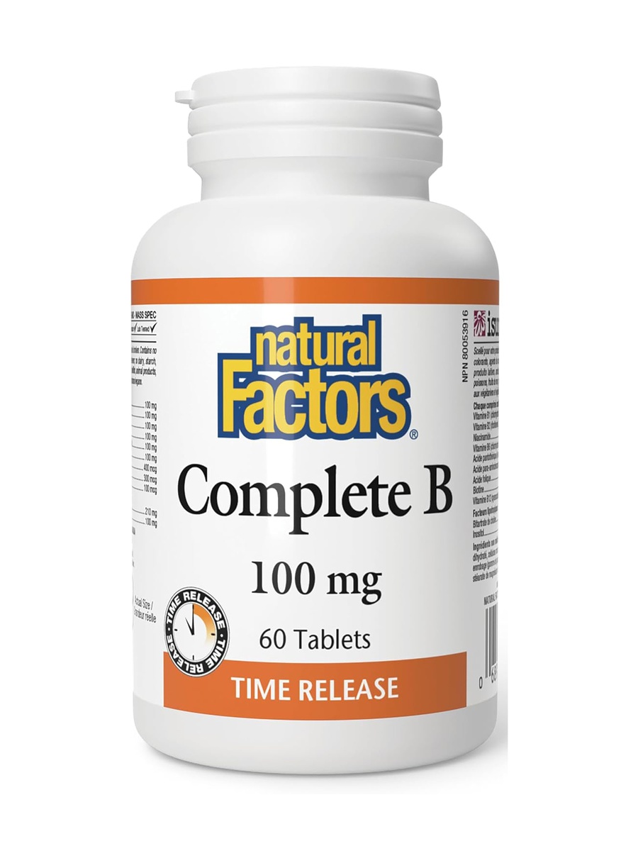Complete B 100 mg | Energy Management | Vitamin B |  60 Tablets