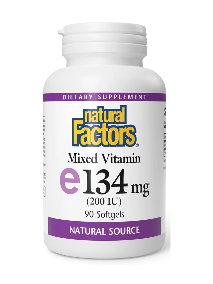 Mixed Vitamin E 134 mg | Unflavored | Immune Support, Antioxidant | Natural Source |  90 Softgels