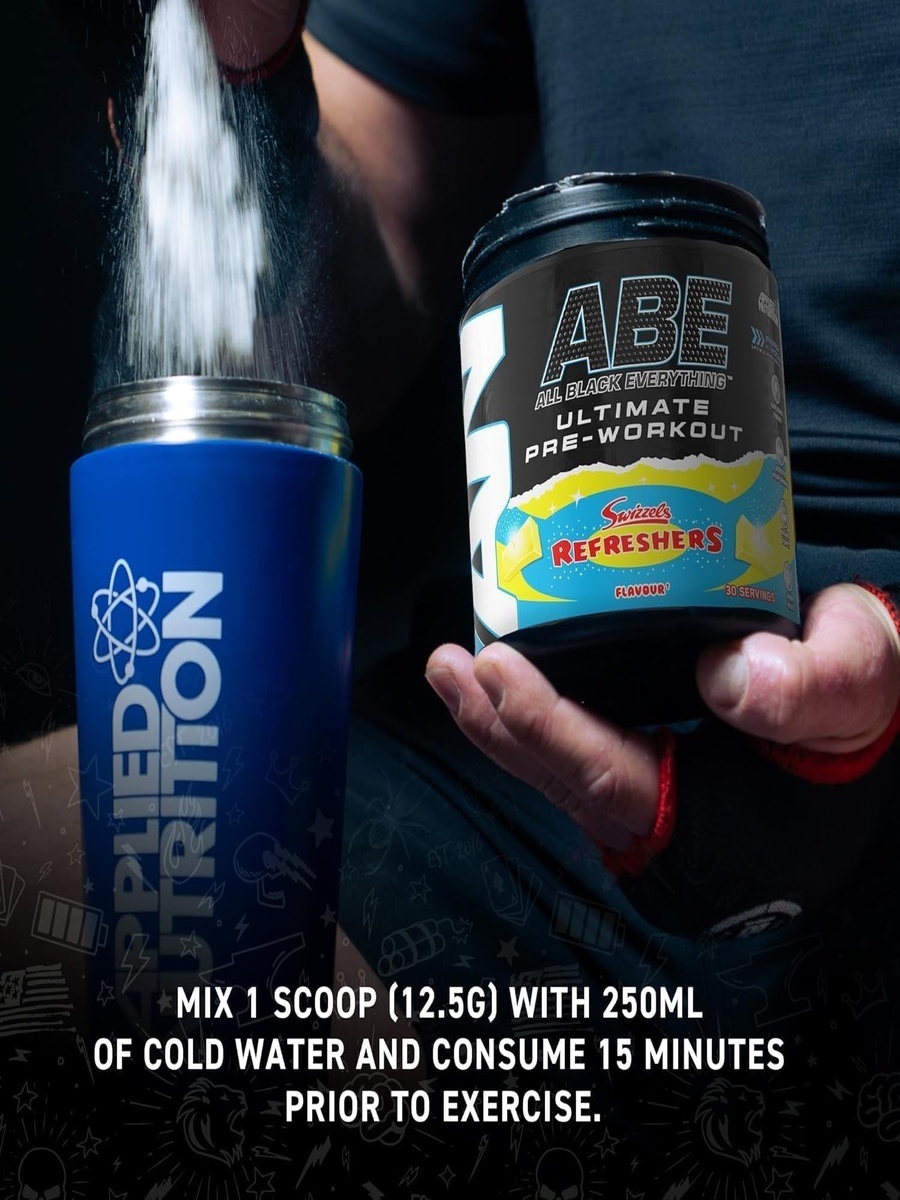 Abe Ultimate Pre-Workout | Candy Ice Blast, 315 g | Energy Management | Creatine | 30 Servings