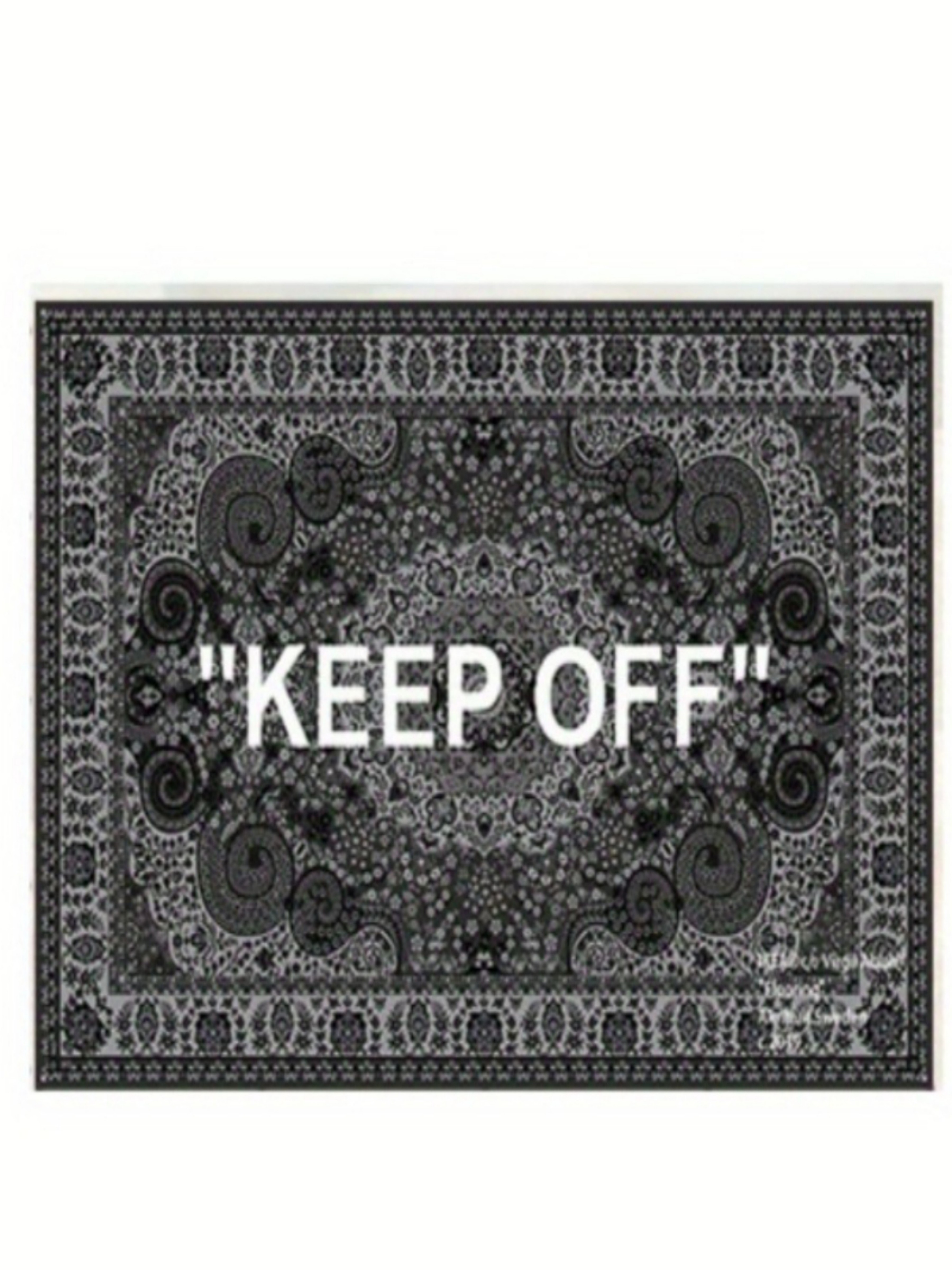 Grey Microfiber Flatweave Carpet