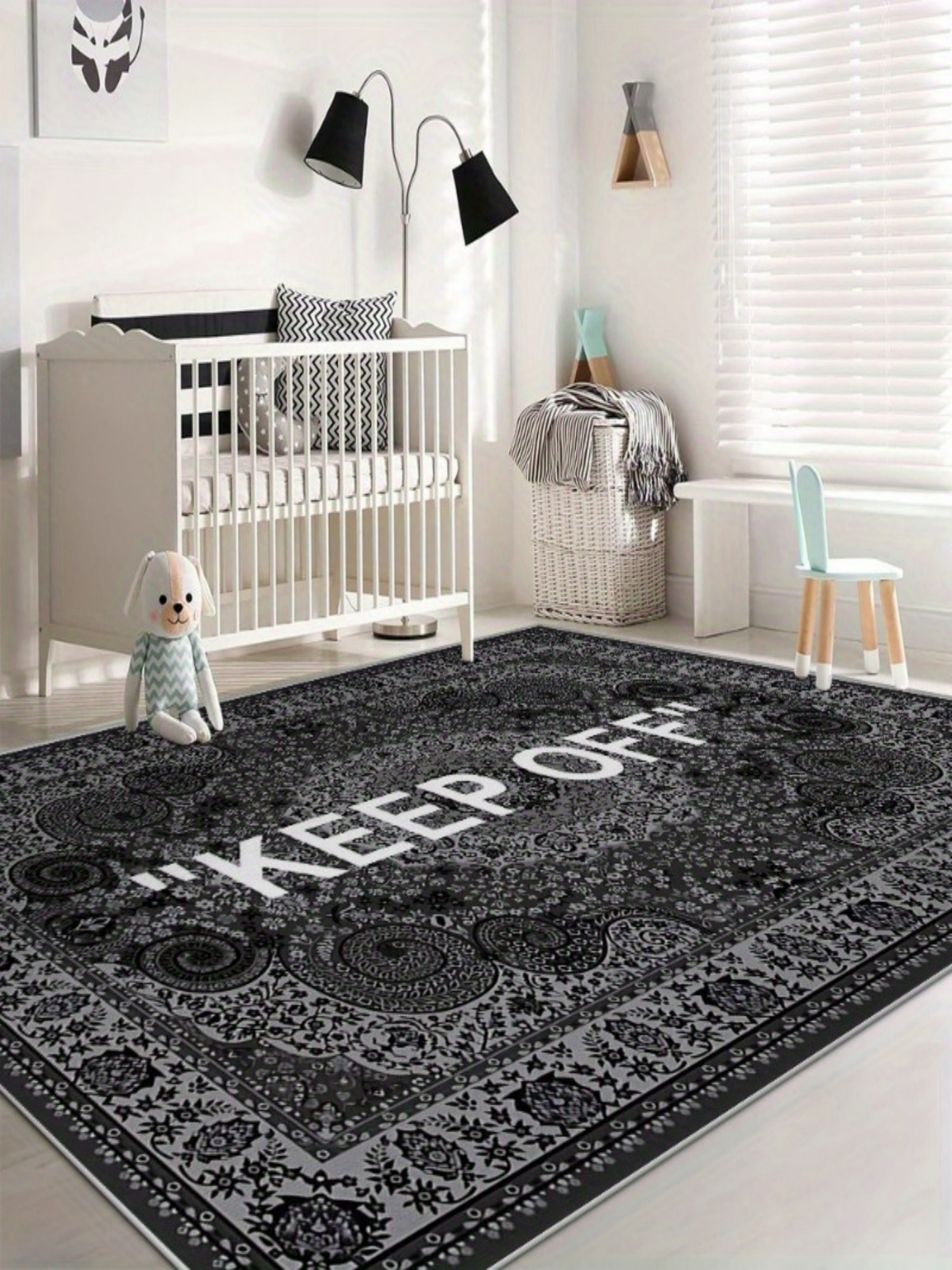 Grey Microfiber Flatweave Carpet