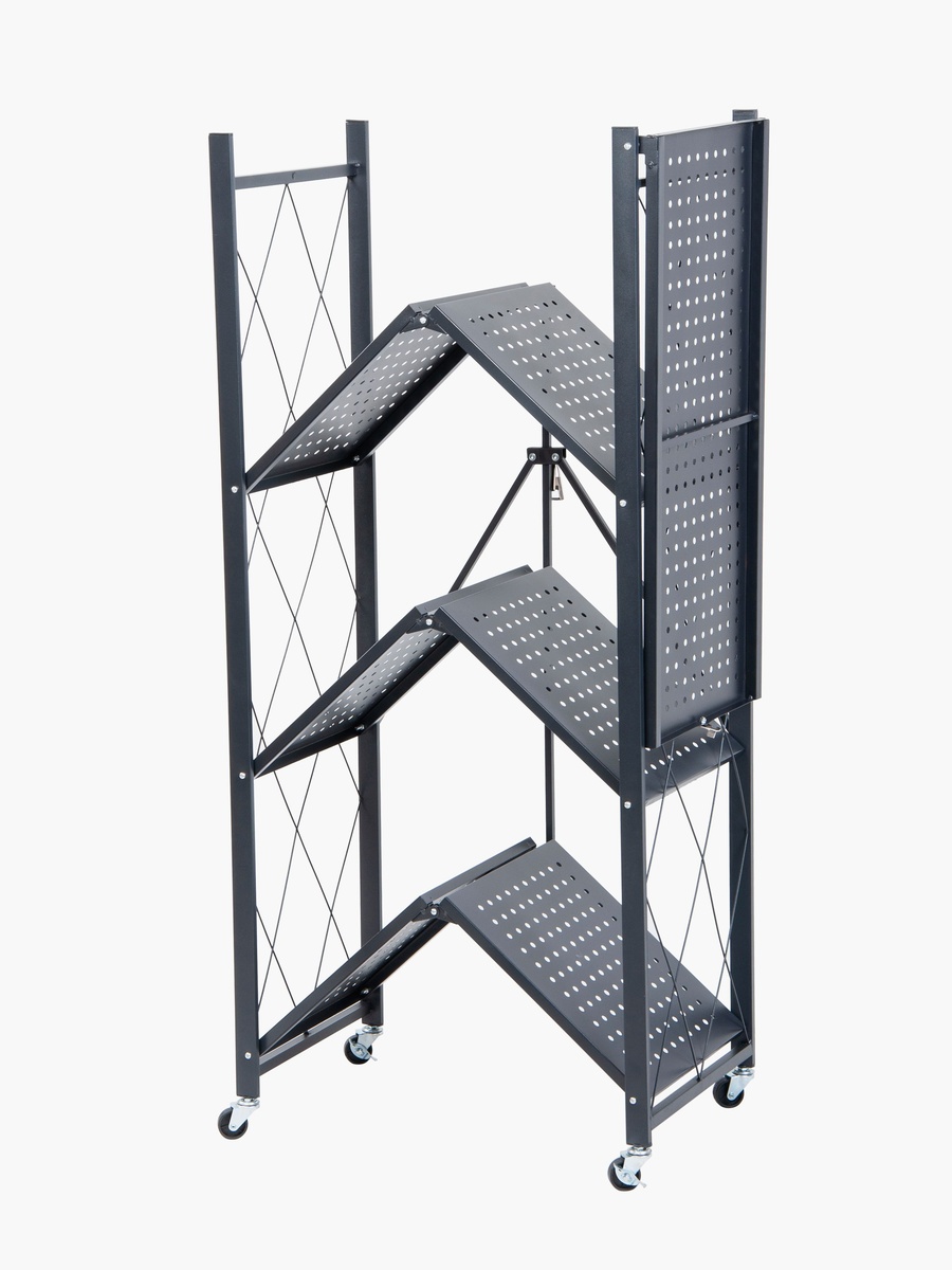 Oxford 4-Tier Foldable Storage Rack  - 70x34x127 cm