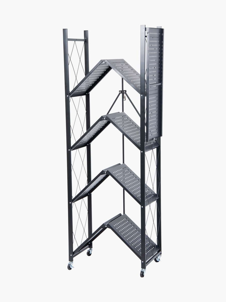 Oxford 5-Tier Foldable Storage Rack - 70x34x163 cm