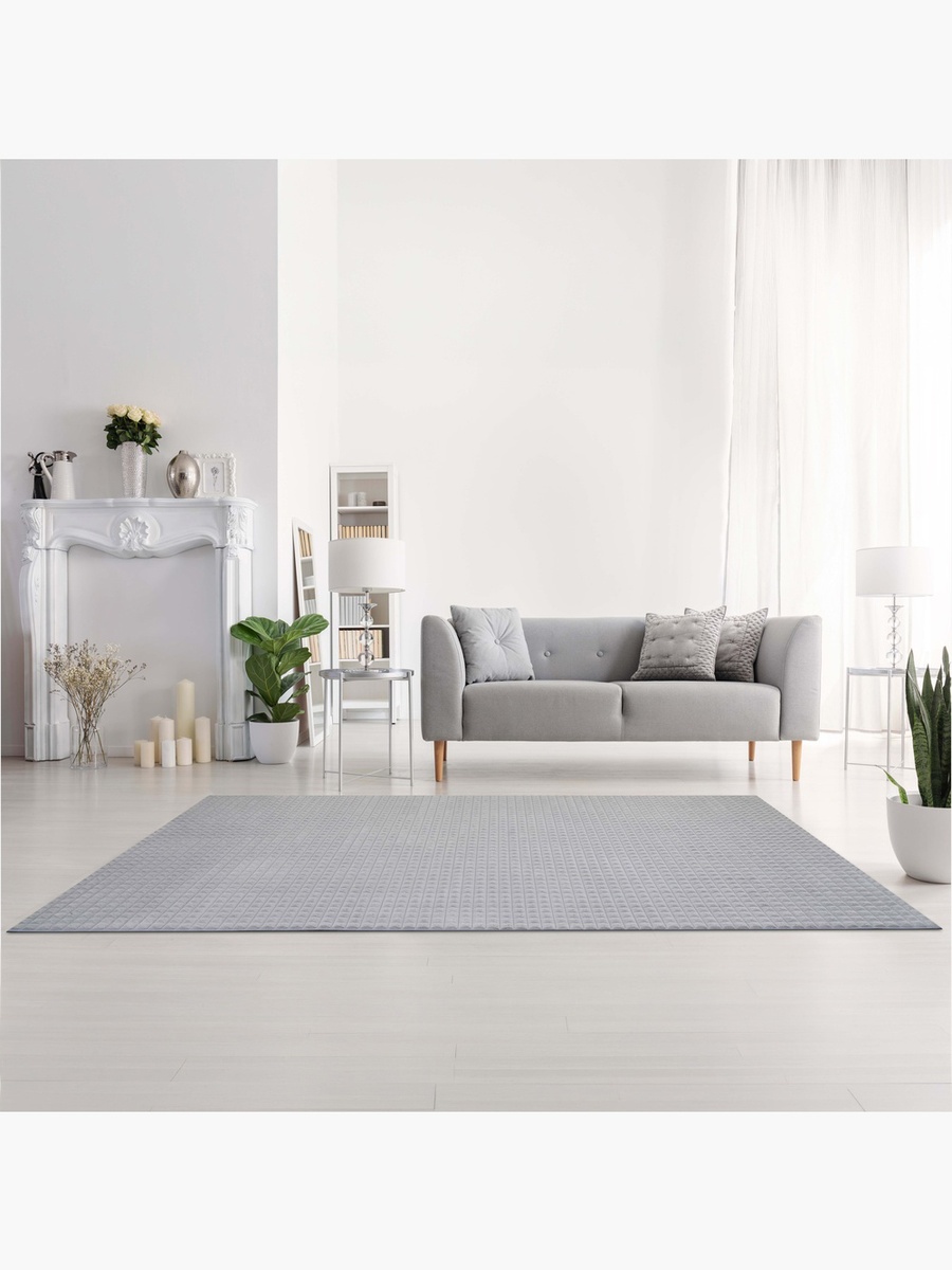 Elsdon Blocks Patterned Soft and Plush Rug - 240x360 cm