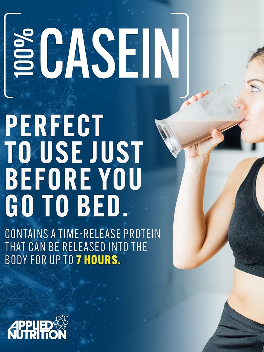 Micellar Casein, Slow Release Protein Powder | Chocolate, 1.8 kg | Muscle Growth Support | 24 g Protein | 60 Servings