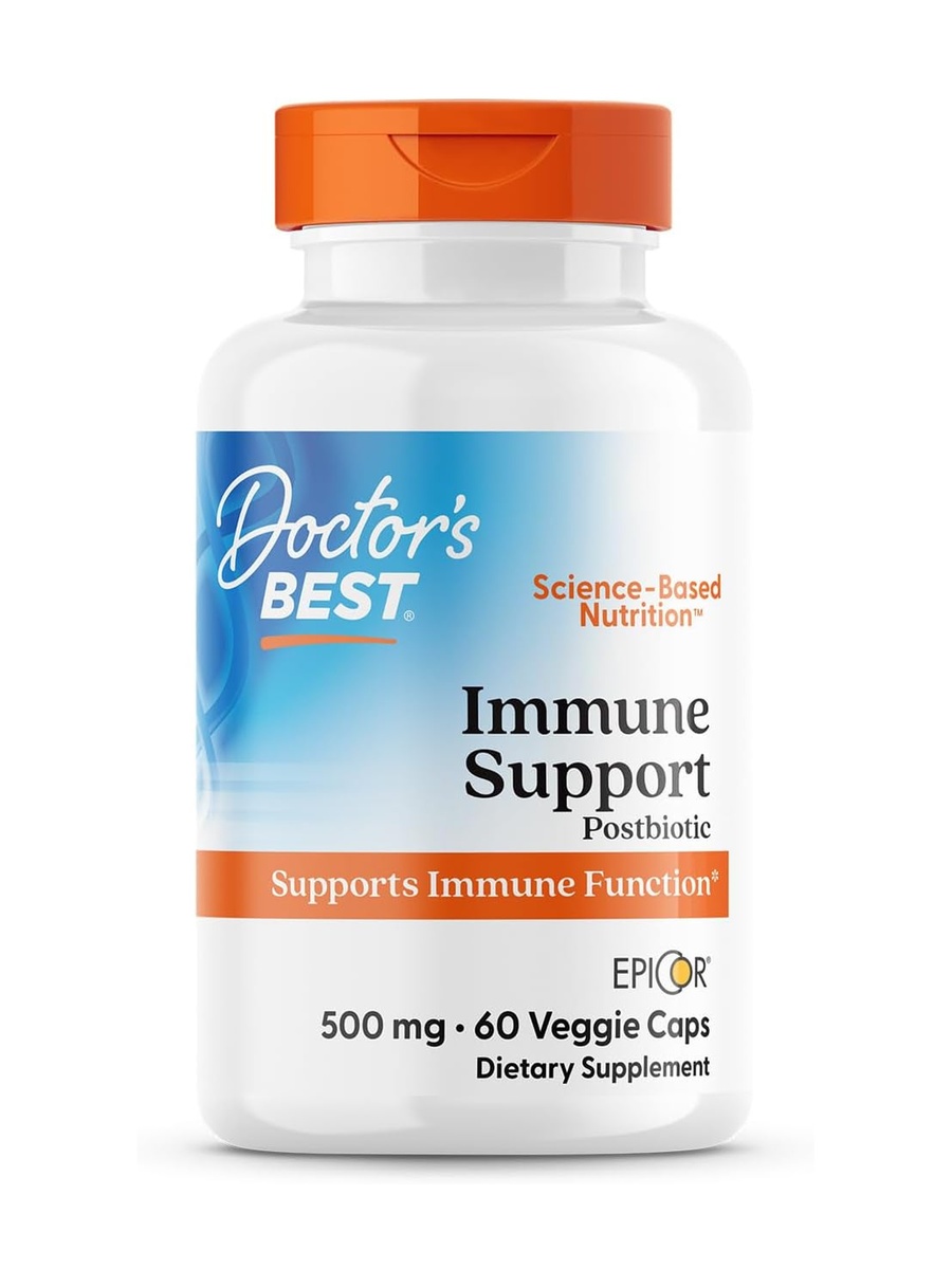 Doctors Best Epicor, Immune Health Defense, Non-Gmo, Vegan, Gluten Free, 500 Mg, 60 Vc (Drb-00177) | Yeast | Energy Management Support | Multivitamin | 60 Servings