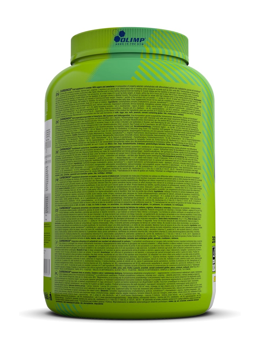 Carboniox 3.5 Kg | Orange | Digestive Health Support | L-Carnitine | 70 Servings