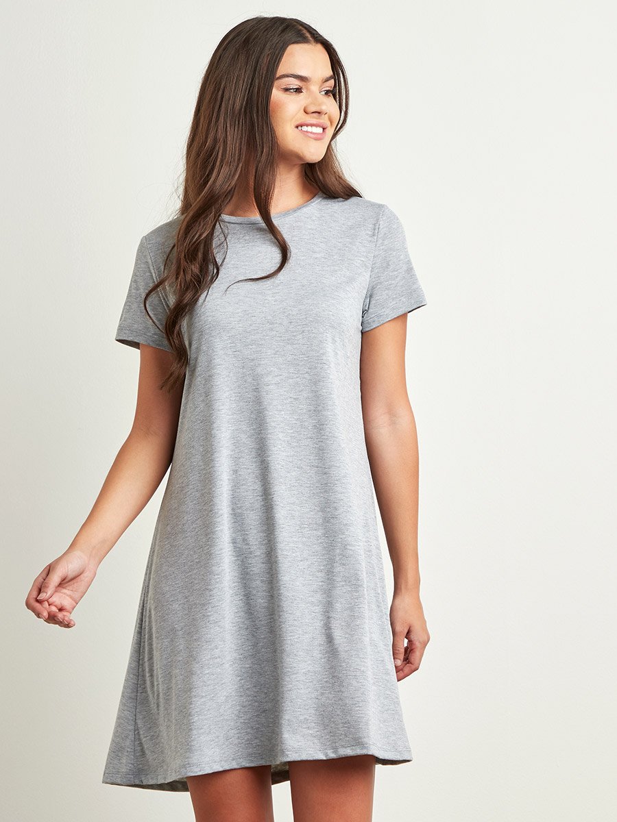 orange fitted midi dress VERONICA COTTON SLUB MIDI DRESS – Velvet by Graham & Spencer main image 1
