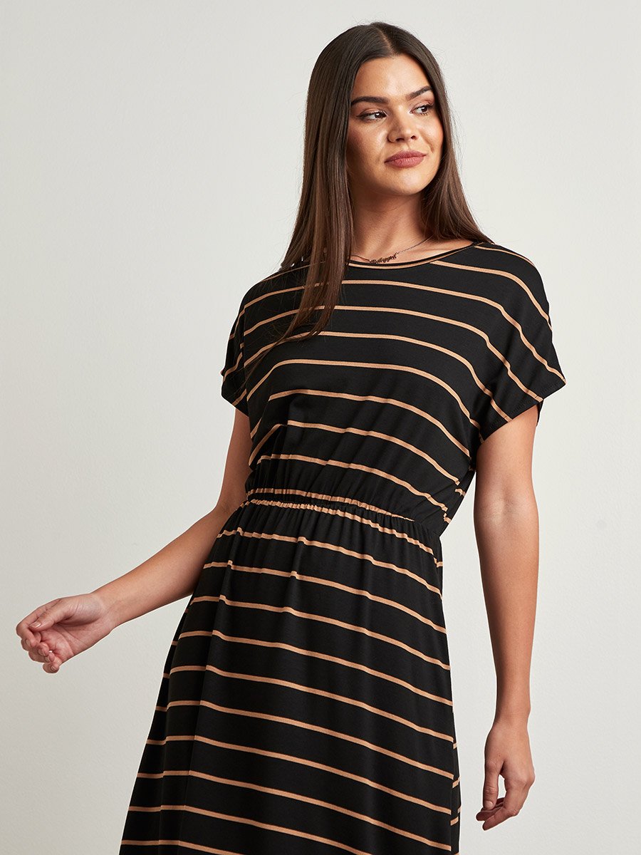 curved hem t shirt dress Tshirt Dress Women Summer Short Sleeve Crewneck Curved Hem Mini Dresses  with Pockets T Shirt Dresses for Women