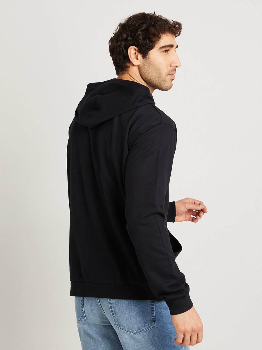 Superman Embroidered Detail Hoodie with Front Pocket 