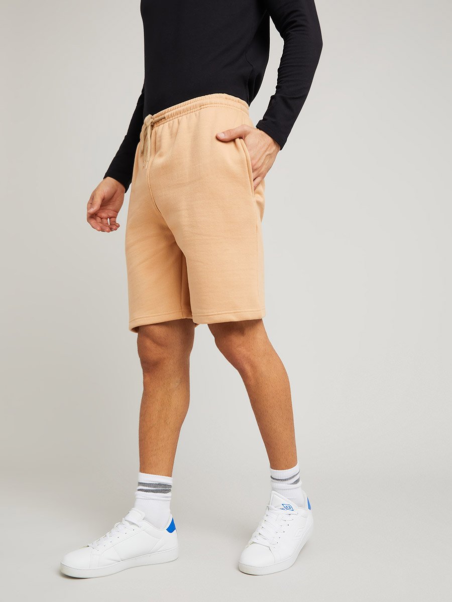 Pack of 2 - Solid Fleece Shorts