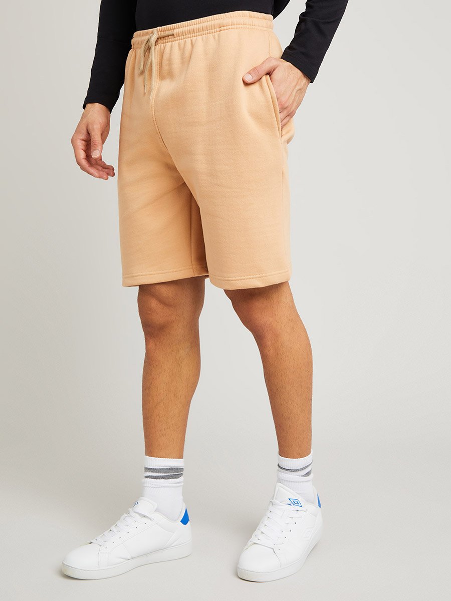 Pack of 2 - Solid Fleece Shorts