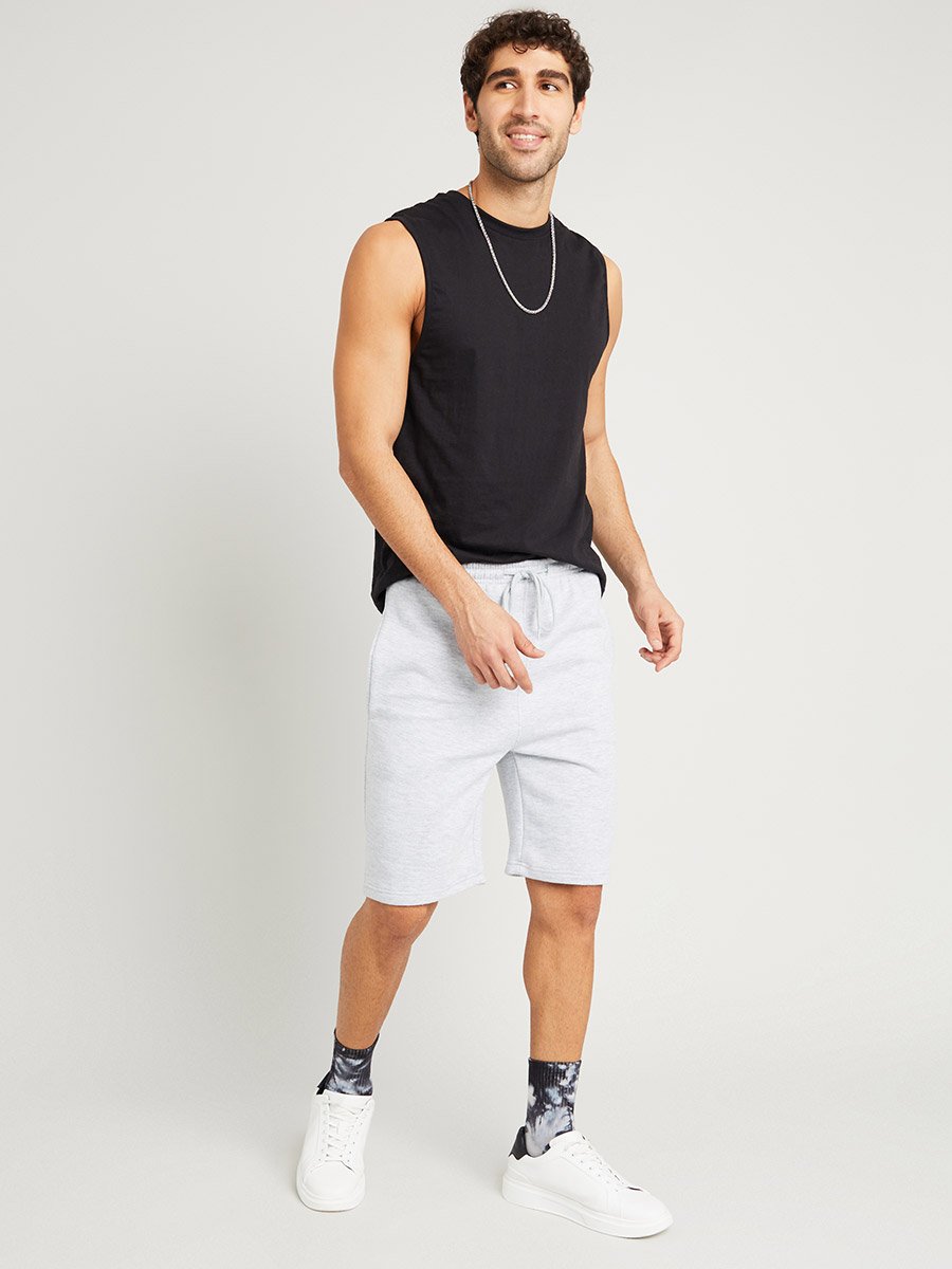 Pack of 2 - Solid Fleece Shorts