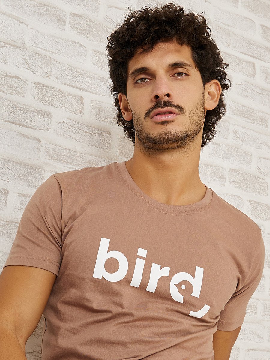 Pack of 2 - Slogan Print Regular Fit T-shirt